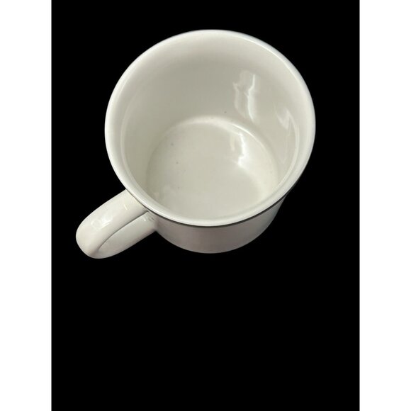 Pottery Barn Stewart Plaid "O" Monogram Holiday Coffee Mug Retired 2017 - Picture 4 of 7